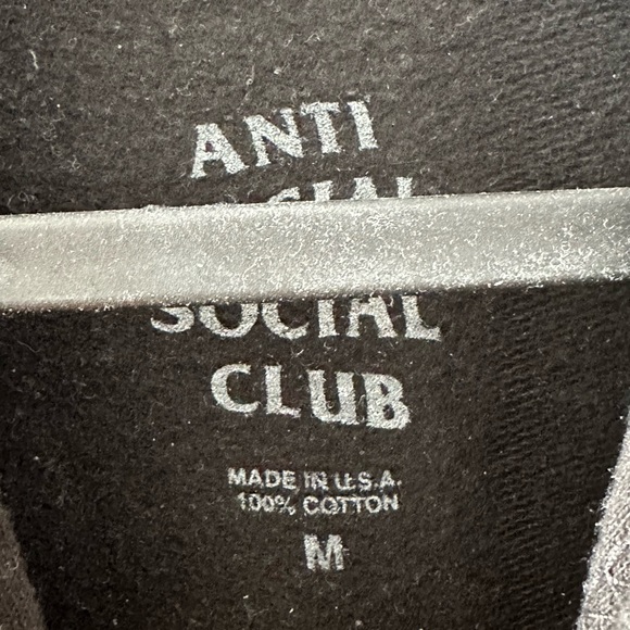 Anti Social Social Club black hoodie - Picture 3 of 5